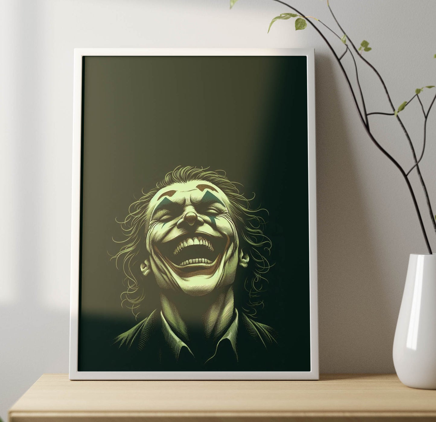 Evil Joker Poster Frame