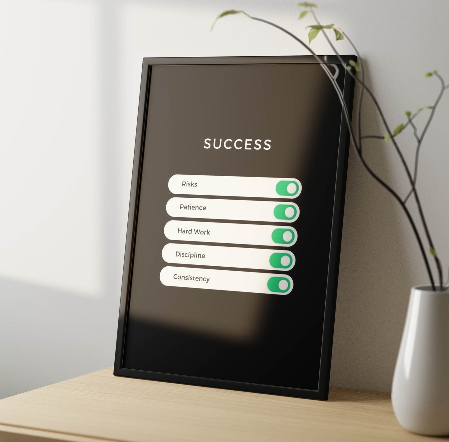 Success Poster Frame