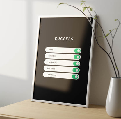 Success Poster Frame