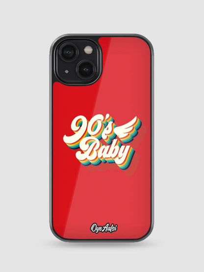 90's Baby Glass Phone Case