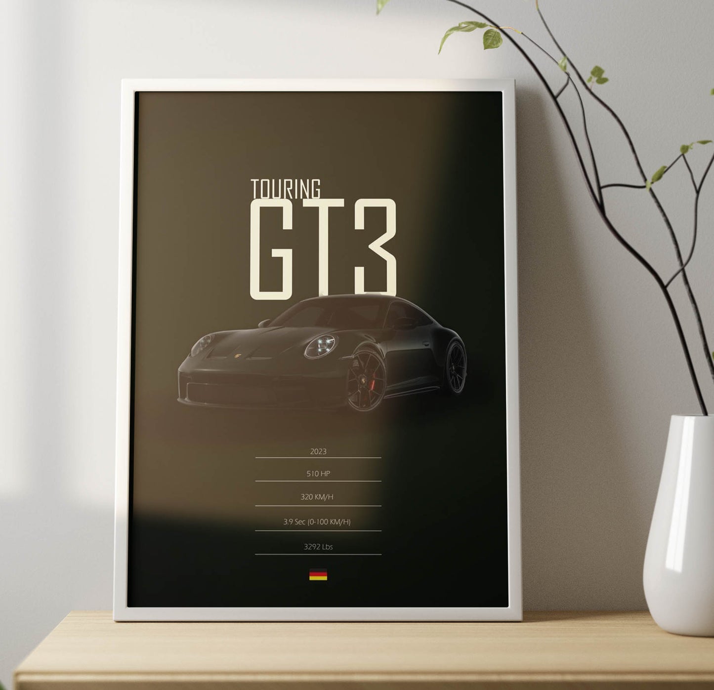 GT3 Art Poster Frame