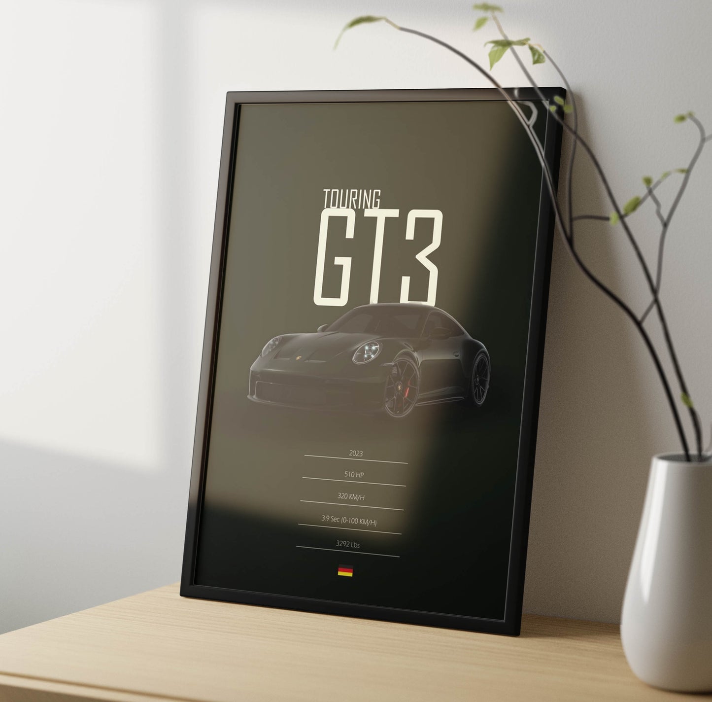 GT3 Art Poster Frame