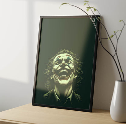 Evil Joker Poster Frame