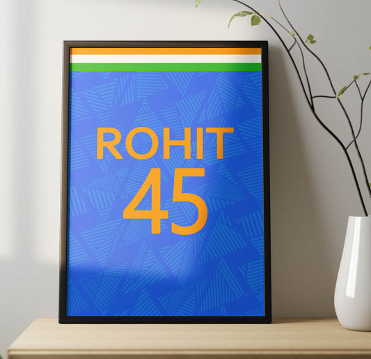 Rohit Sharma Jersey Frame