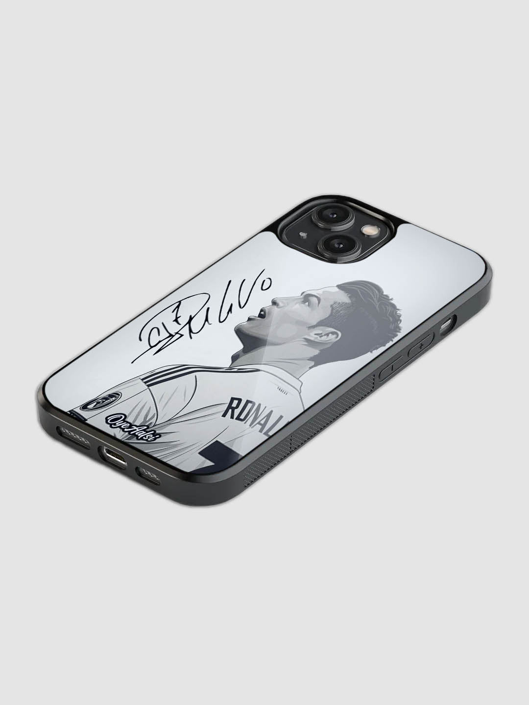 Cristiano Ronaldo Signature Glass Mobile Cover