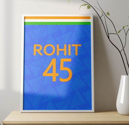 Rohit Sharma Jersey Frame