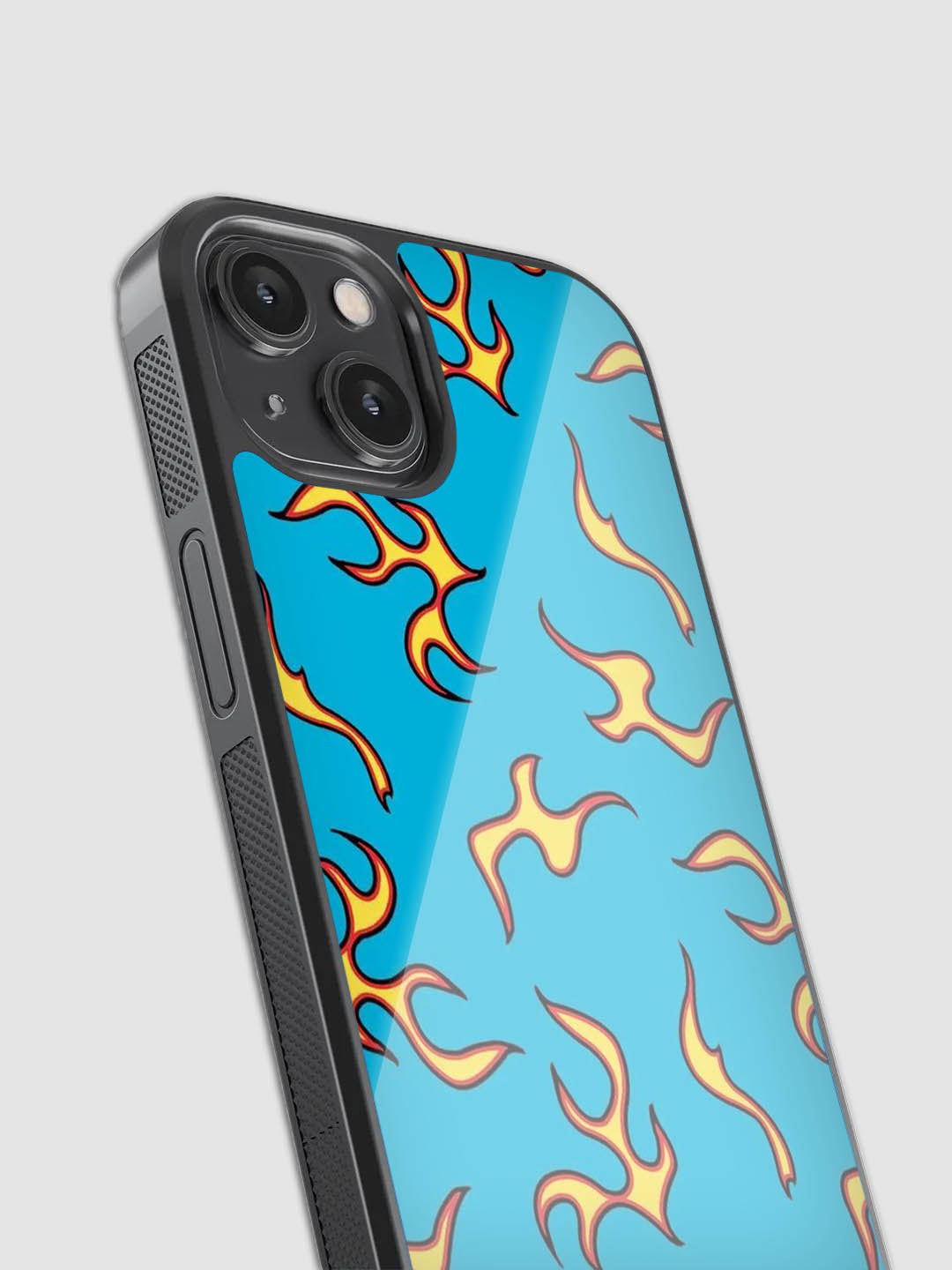 Lil Flames Glass Phone Case