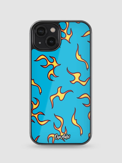 Lil Flames Glass Phone Case