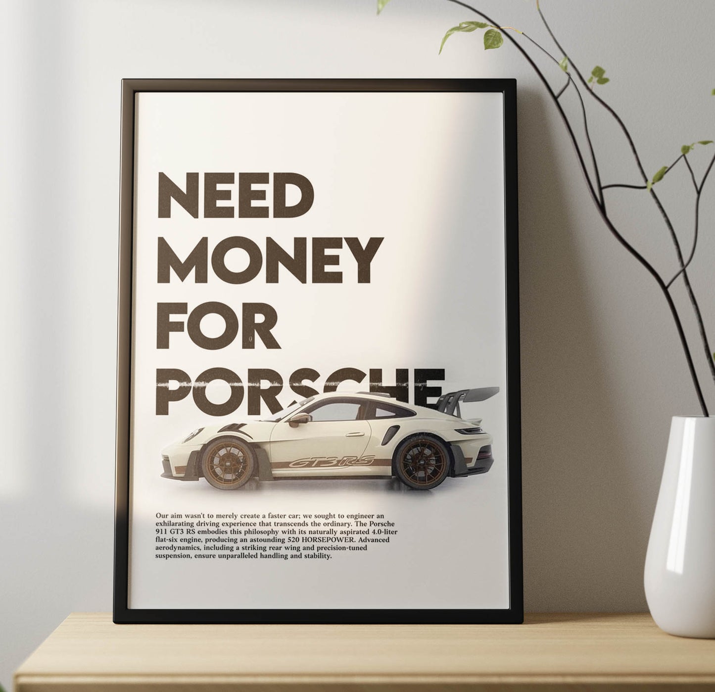 Need Money Poster Frame