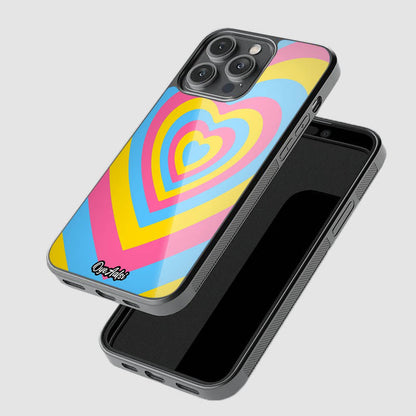 Y2K Retro Heart Phone Case (Multicolor)