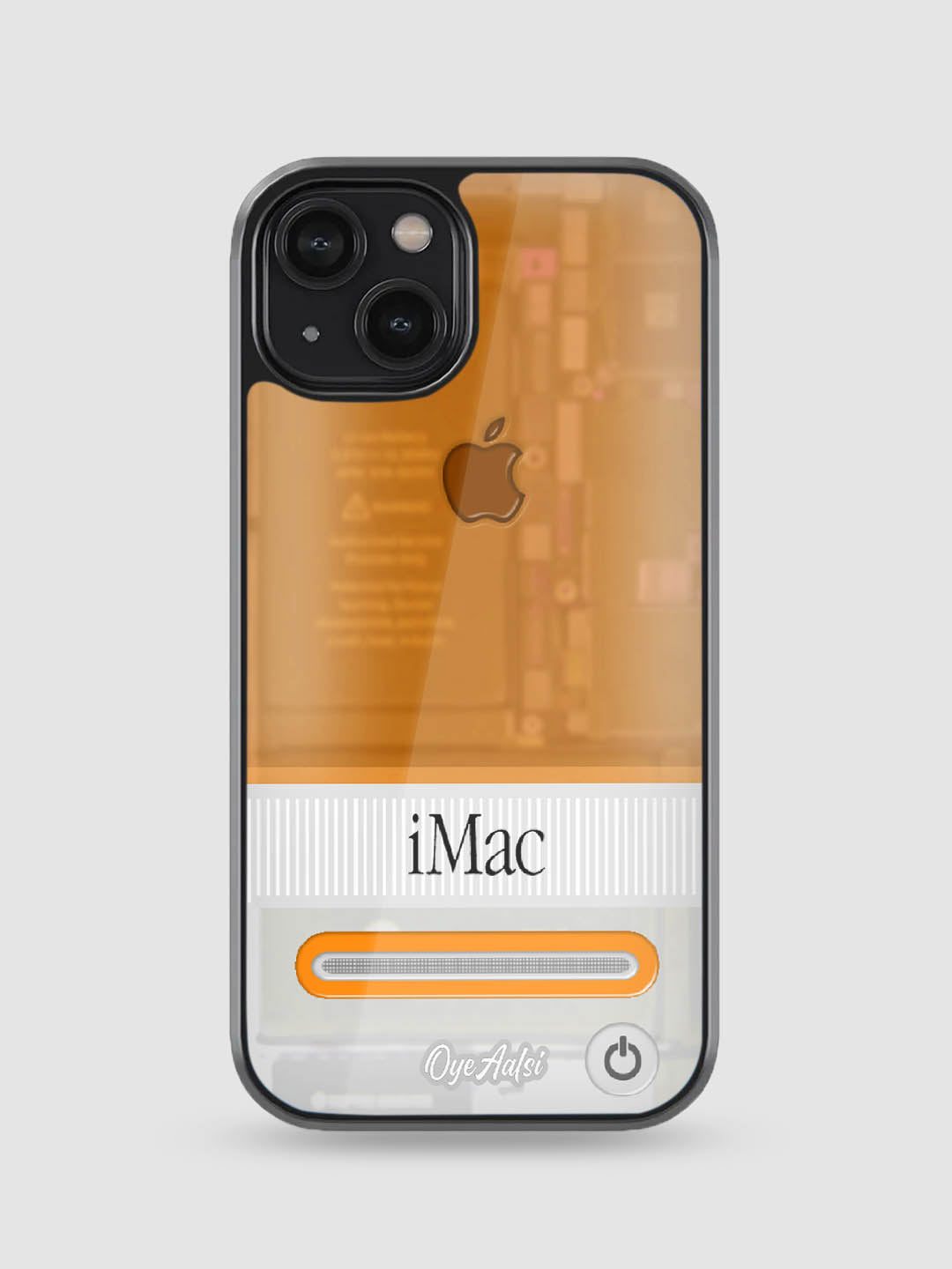 Tangerine Mac Glass Phone Case