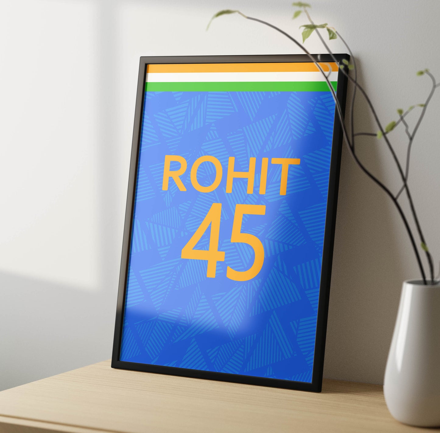 Rohit Sharma Jersey Frame