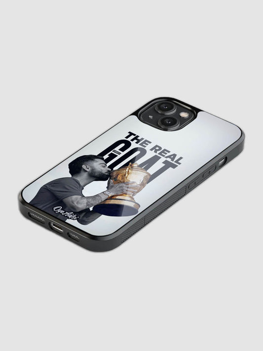 Virat Kohli The Real GOAT Glass Phone Case