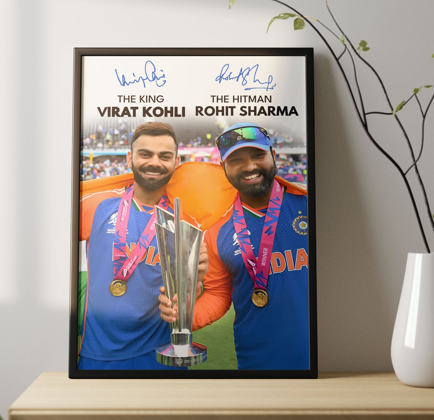 Rohit Sharma and Virat Kohli T20 World Cup Celebration