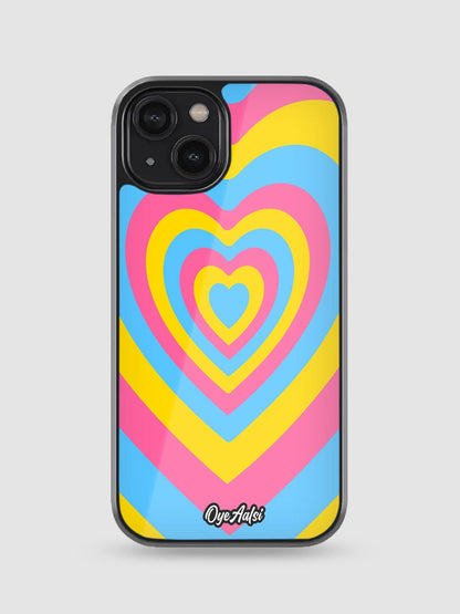 Y2K Retro Heart Phone Case (Multicolor)