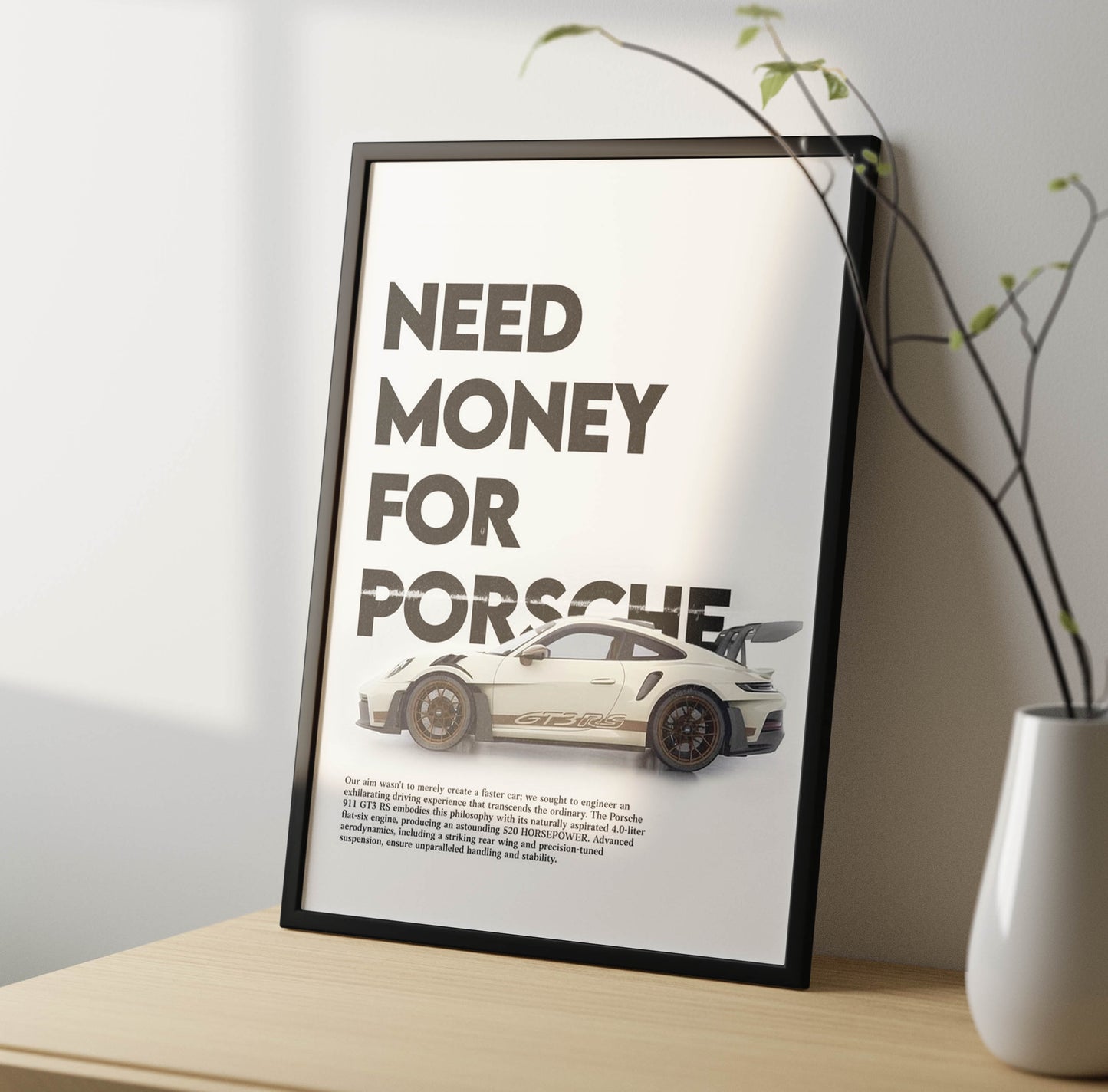 Need Money Poster Frame