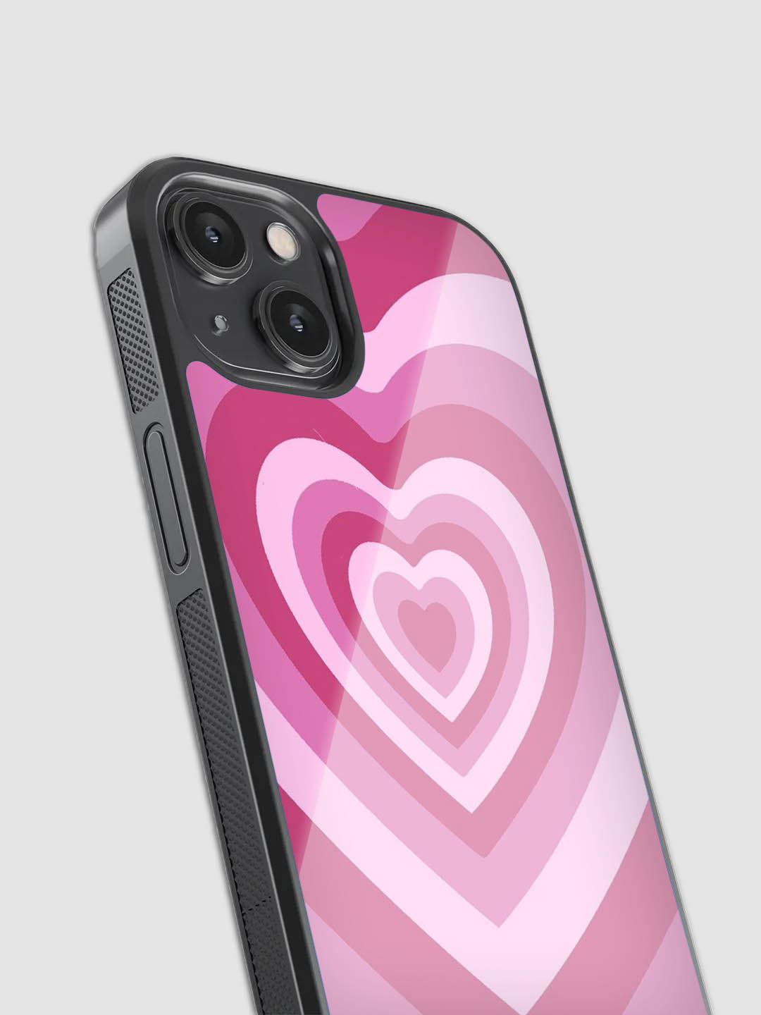 Y2K Pink Heart Phone Case