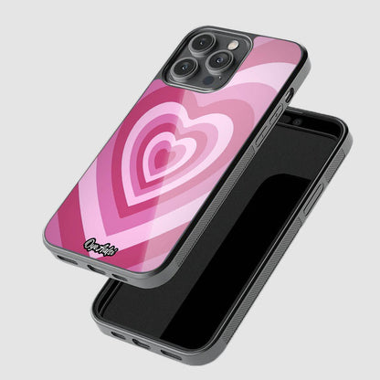 Y2K Pink Heart Phone Case