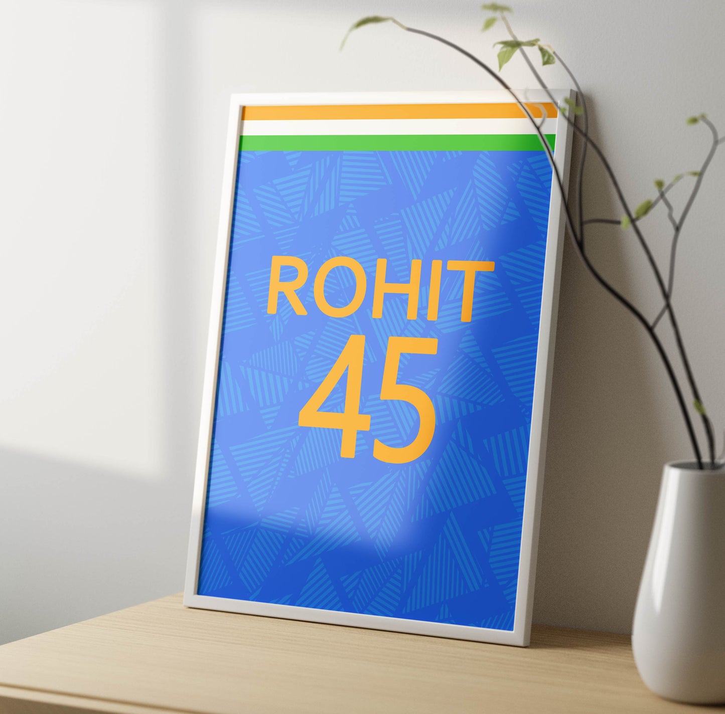 Rohit Sharma Jersey Frame