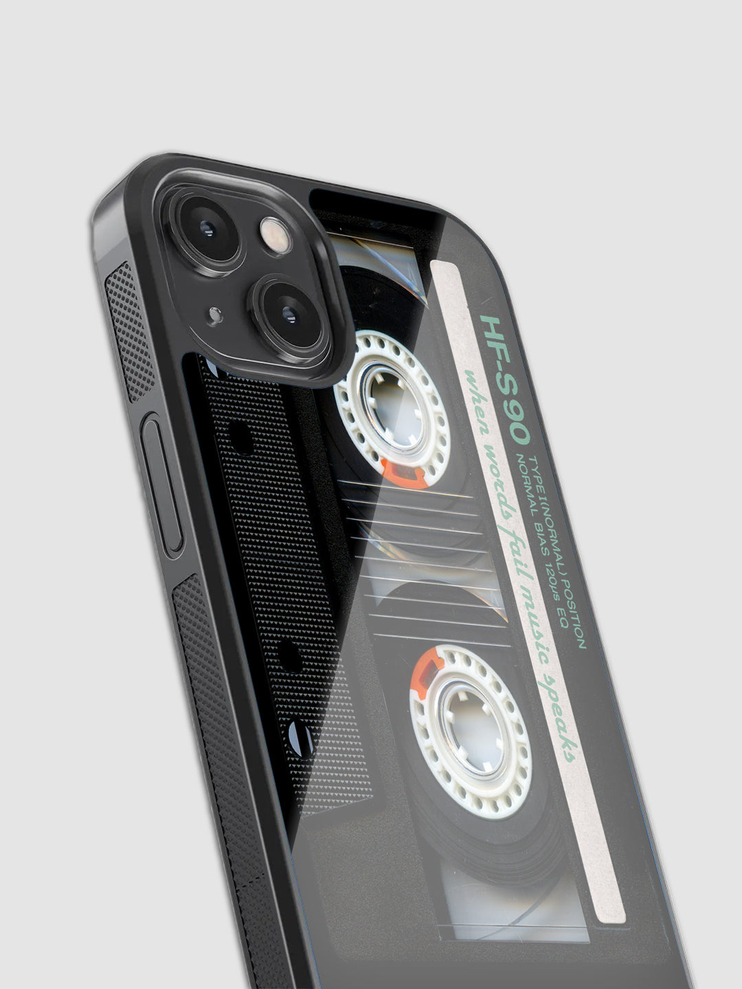 Retro Cassette Glass Phone Case