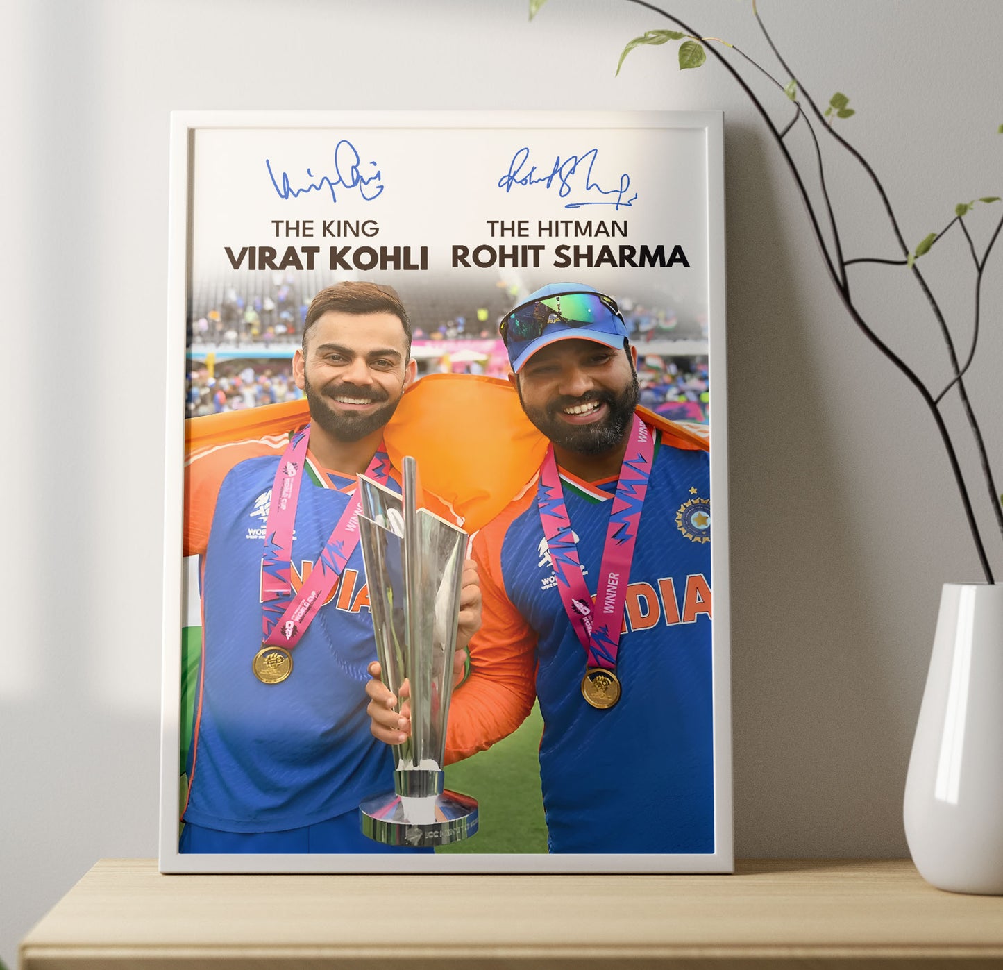 Rohit Sharma and Virat Kohli T20 World Cup Celebration