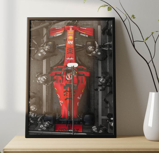 Pit Stop Poster Frame