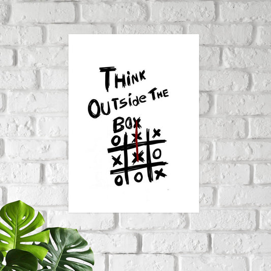 Think Outside The Box Poster