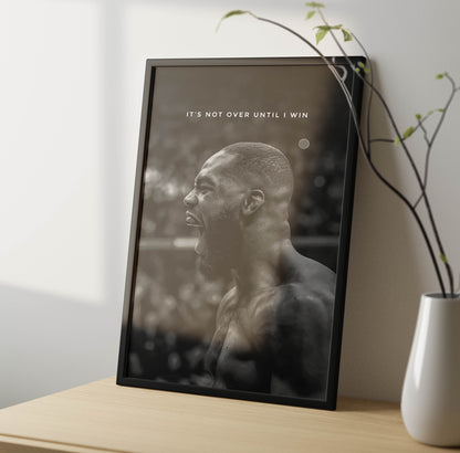 Until I Win Poster Frame