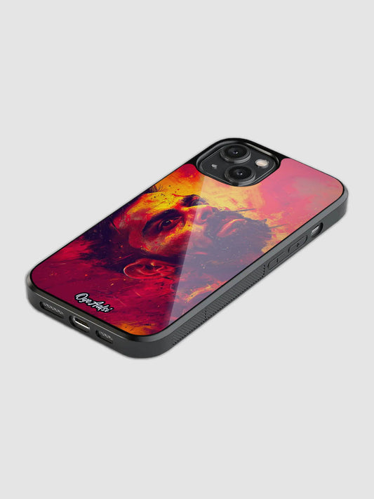 Virat Kohli Stylish Glass Phone Case