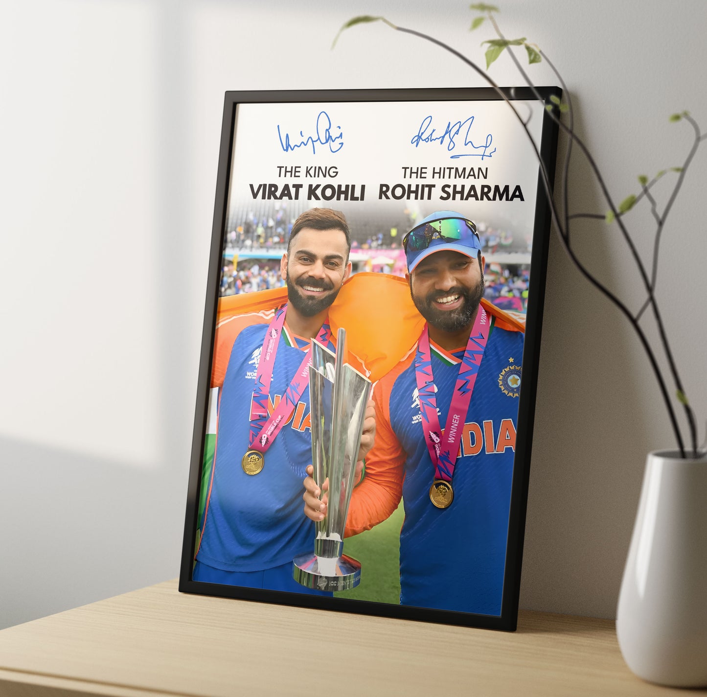 Rohit Sharma and Virat Kohli T20 World Cup Celebration