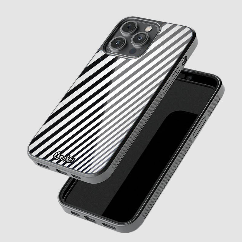 Stripes Glass Phone Case