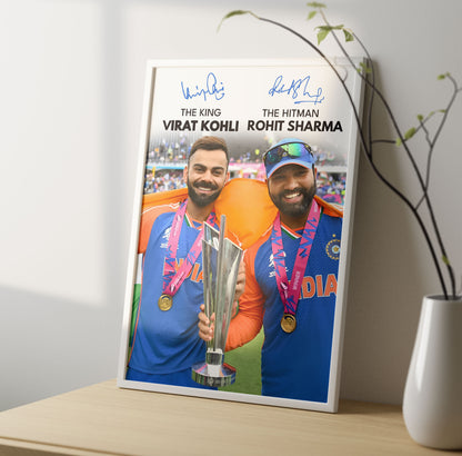 Rohit Sharma and Virat Kohli T20 World Cup Celebration