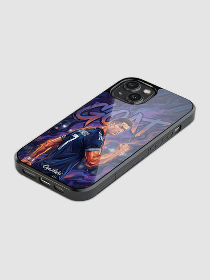 CR7 GOAT Glass Phone Case