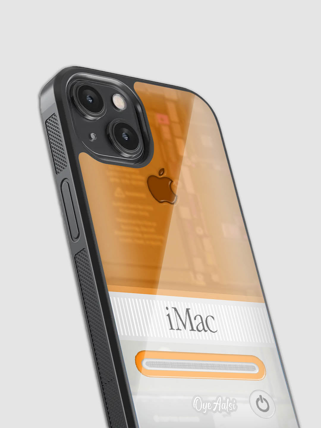 Tangerine Mac Glass Phone Case