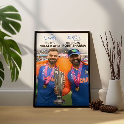 Rohit Sharma and Virat Kohli T20 World Cup Celebration