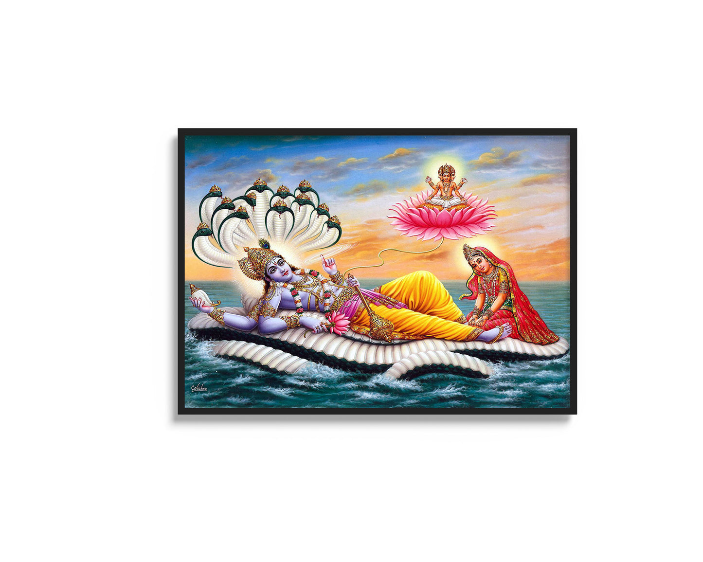 Lord Vishnu & Goddess Lakshmi