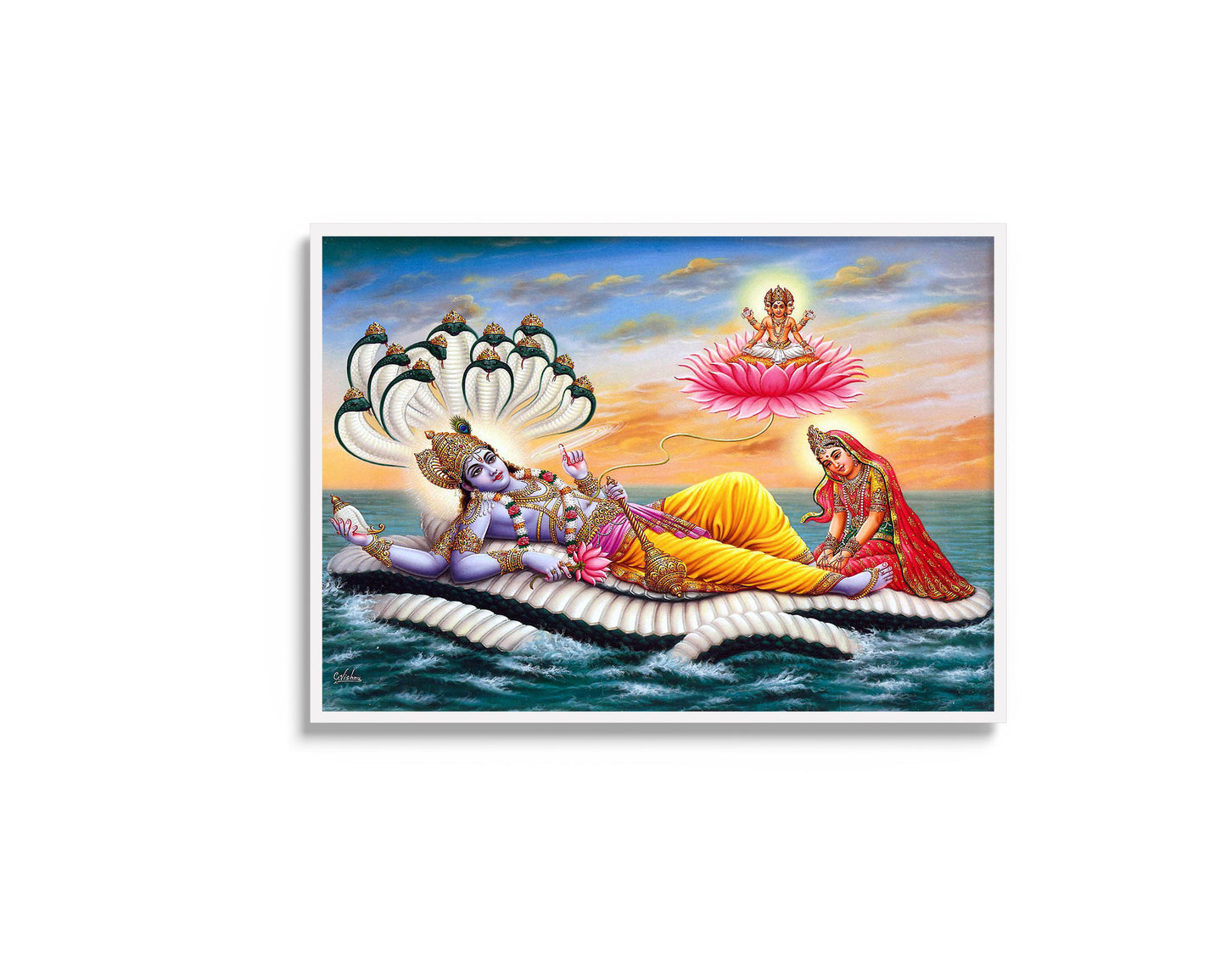 Lord Vishnu & Goddess Lakshmi