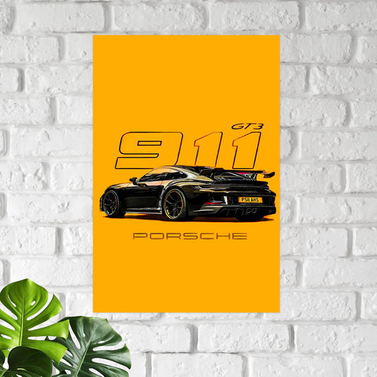 911 GT3 Supercar Poster