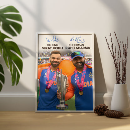 Rohit Sharma and Virat Kohli T20 World Cup Celebration