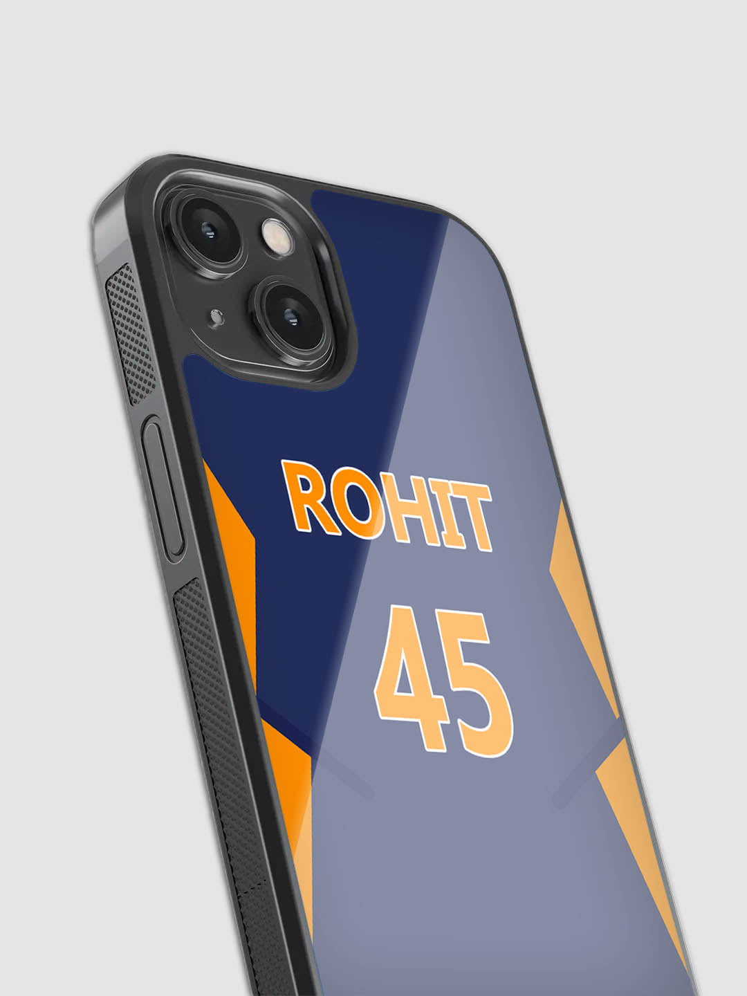 Rohit Sharma Jersey Glass Phone Case