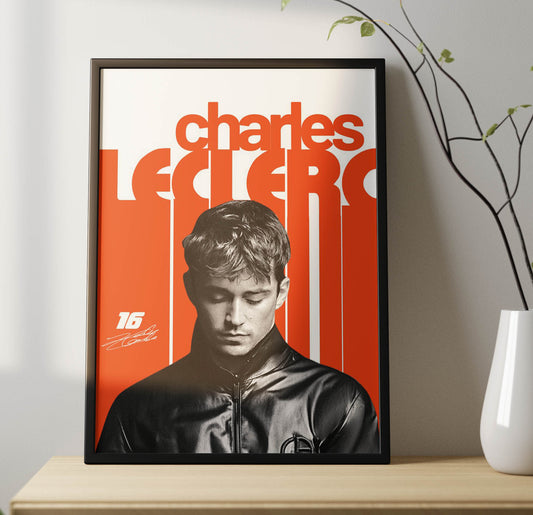 Charles Leclerc Poster Frame