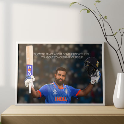 Rohit Sharma Quote On Conquering Yourself
