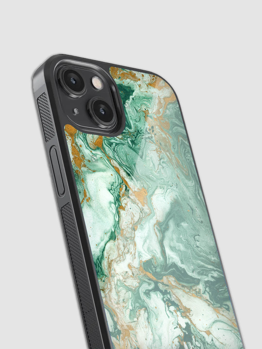 Onyx Green Marble Glass Phone Case