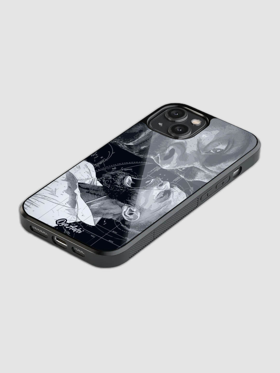 Virat Kohli Aggression Art Glass Phone Case