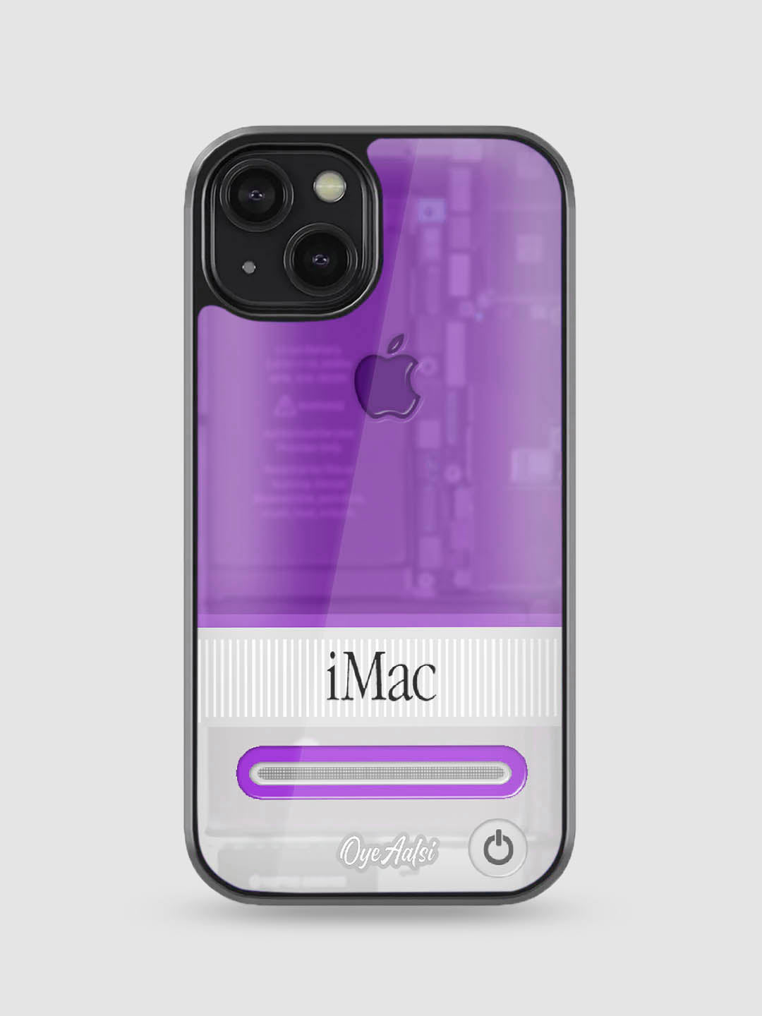 Grape Mac Glass Phone Case