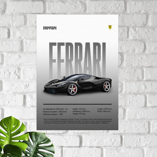 Ferrari Supercar Poster