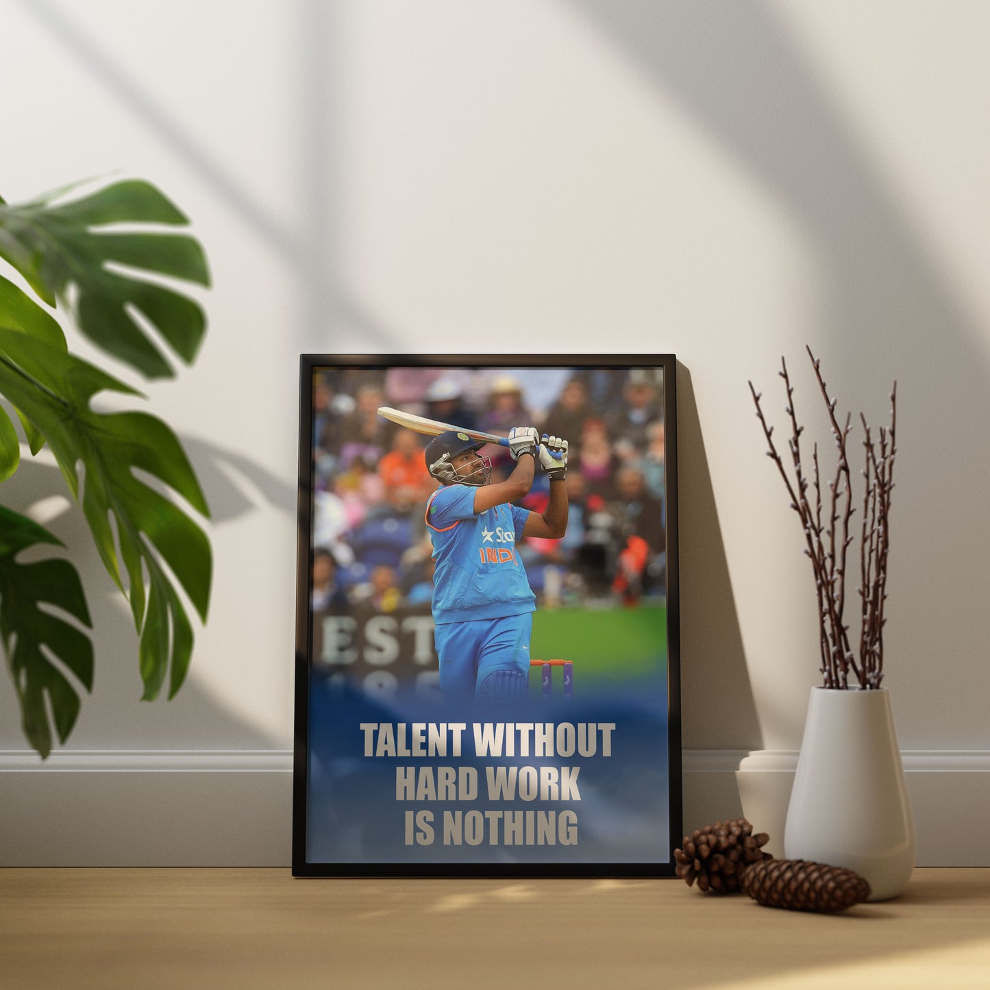 Rohit Sharma Talent Without Hardwork Quote
