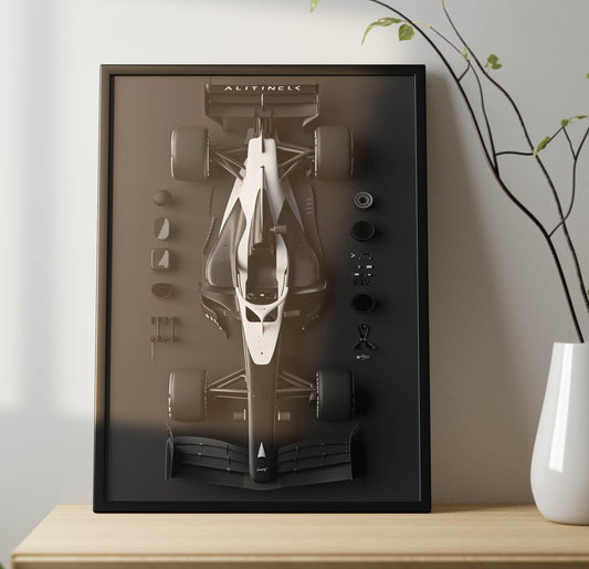 Formula 1 Car Poster Frame