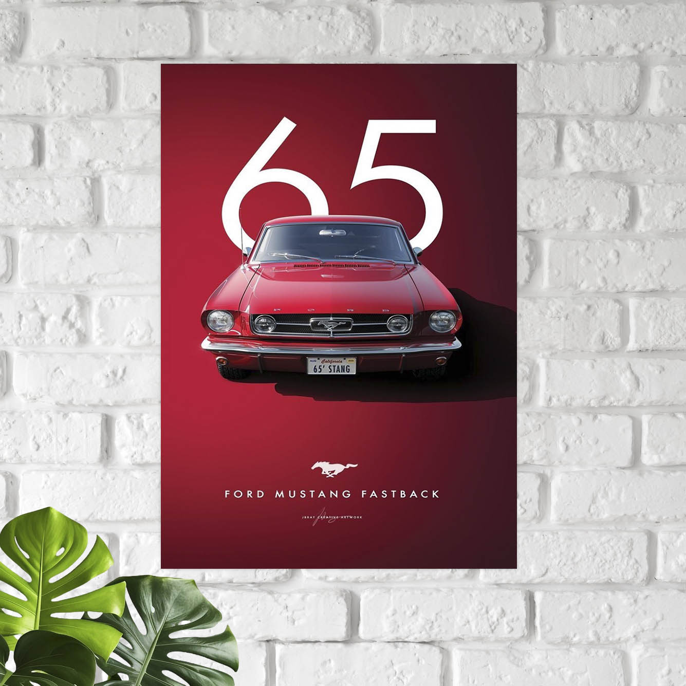 65 Supercar Poster