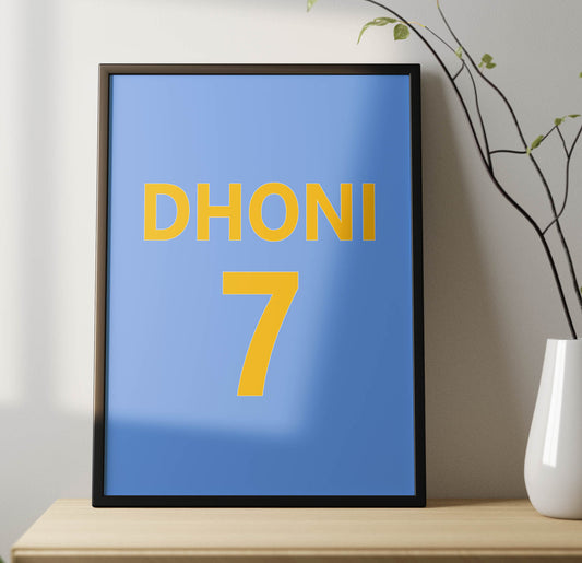 MS Dhoni Retro Jersey